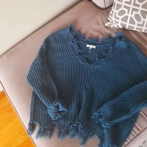 NanaMacs distressed oversized sweater